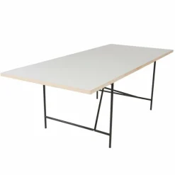 Eiermann 1 Tisch 200x90cm Gestell mittig 110x66x78cm