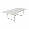Eiermann 1 Tisch 160x80cm Gestell mittig 110x66x66cm