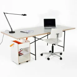 Eiermann 1 Tisch 160x80cm Gestell mittig 110x66x66cm