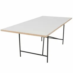Eiermann 1 Tisch 180x90cm Gestell mittig 110x66x66cm