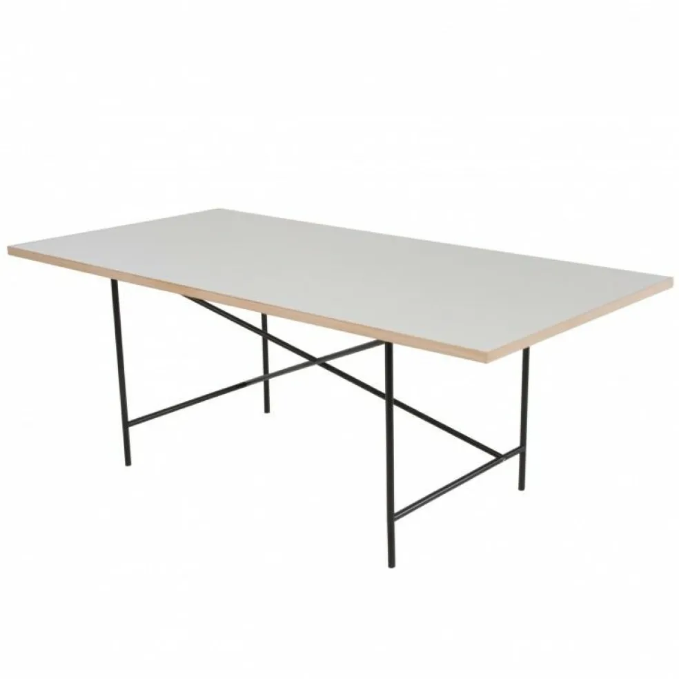 Eiermann 1 Tisch 180x90cm Gestell mittig 110x66x66cm