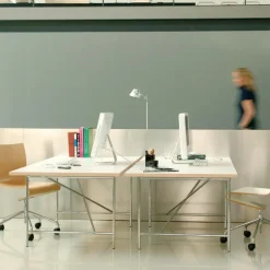 Eiermann 2 Tisch 160x80x66cm Gestell exzentrisch 135x66cm