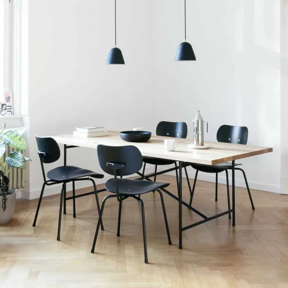 Eiermann Stuhl SE 68 Gestell Schwarz