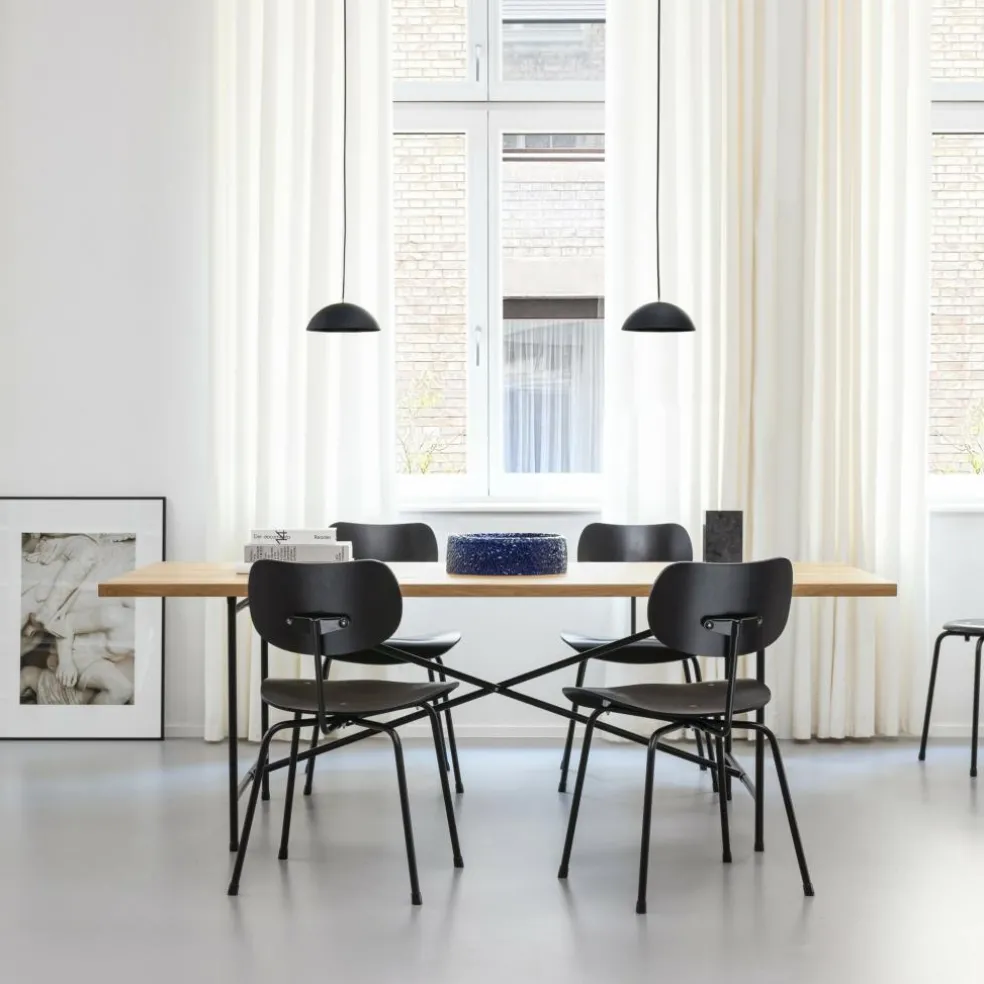 Eiermann Stuhl SE 68 Gestell Schwarz
