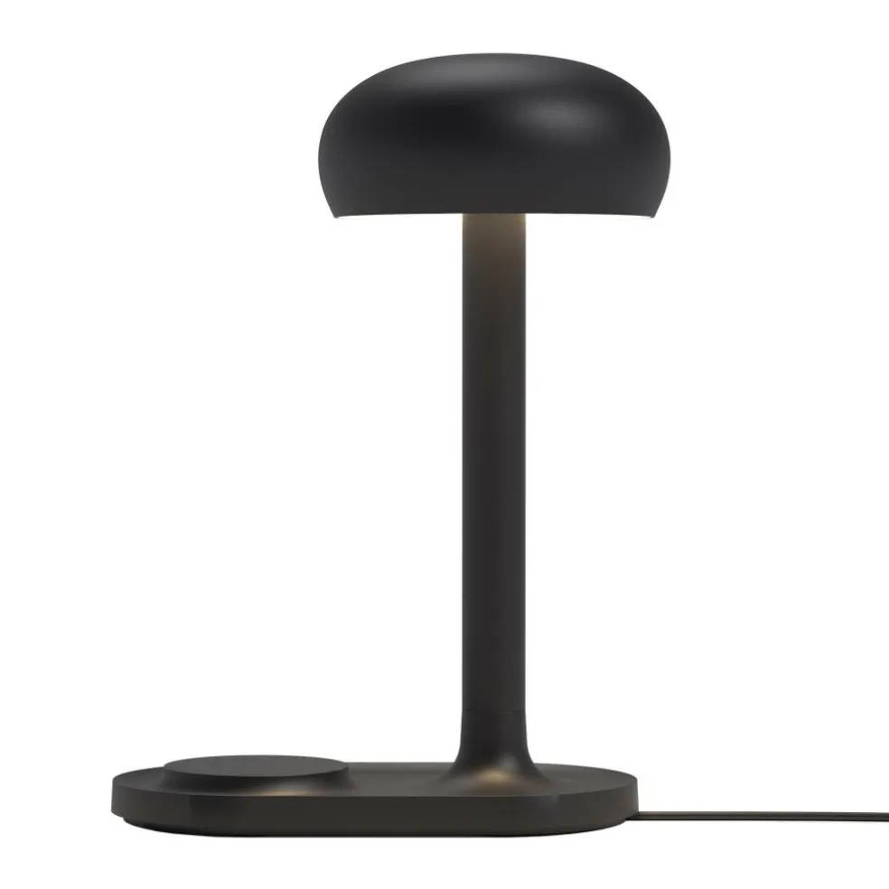 Emendo LED Tischleuchte mit kabellosem Qi-Ladegerät