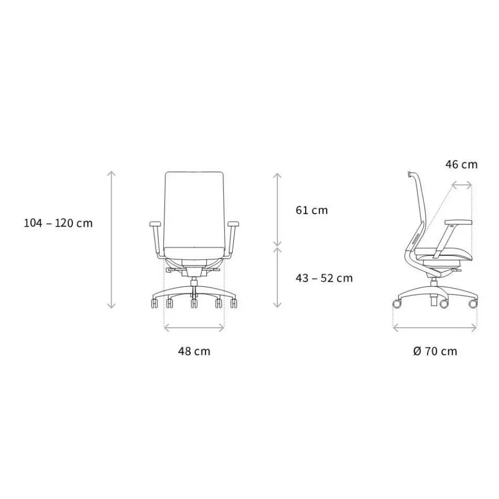 ErgoMedic 100-4 Bürostuhl