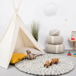 Ernie Filzkugelteppich