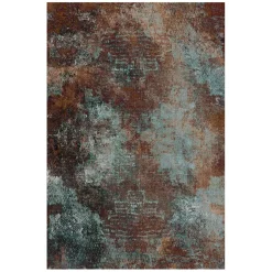 Erosion Rust Rectangle Teppich