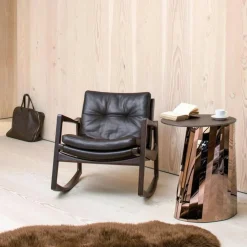 Euvira Schaukelsessel Leder