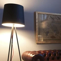 Eva Stehleuchte Aluminiumgestell