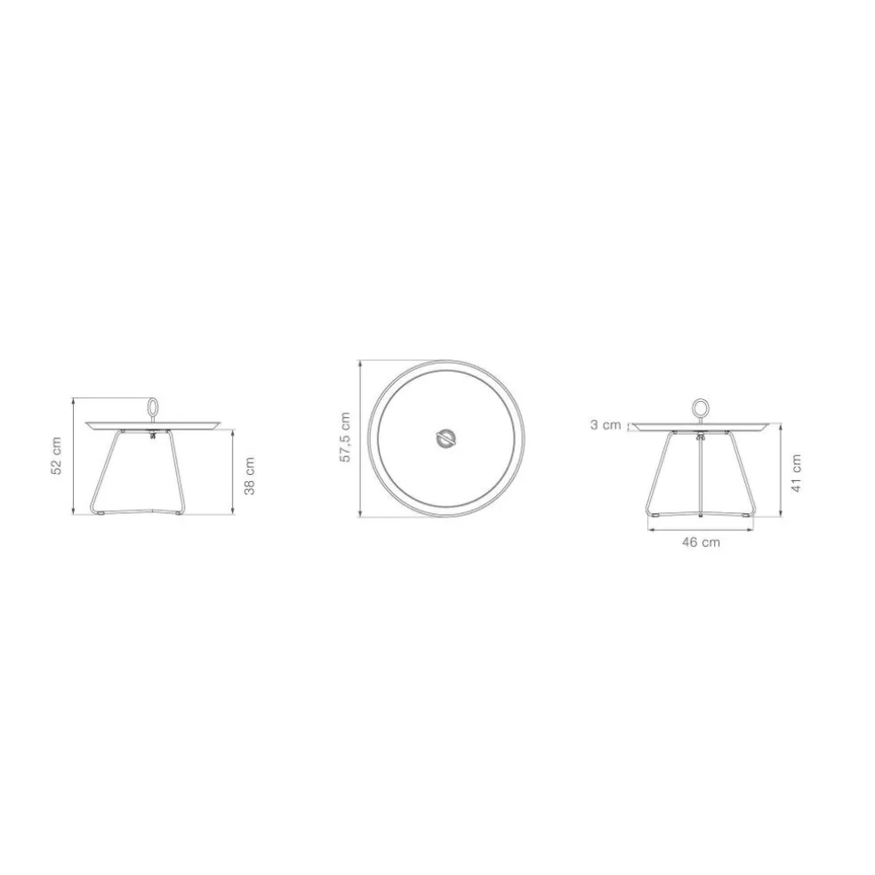 Eyelet Garten-Beistelltisch Ø 57,5cm
