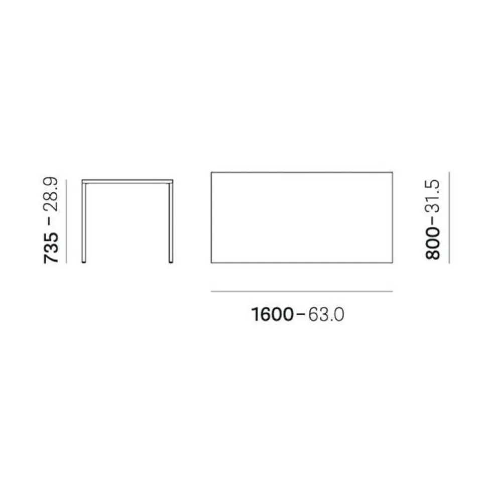 Fabbrico TFA Esstisch 160x80cm