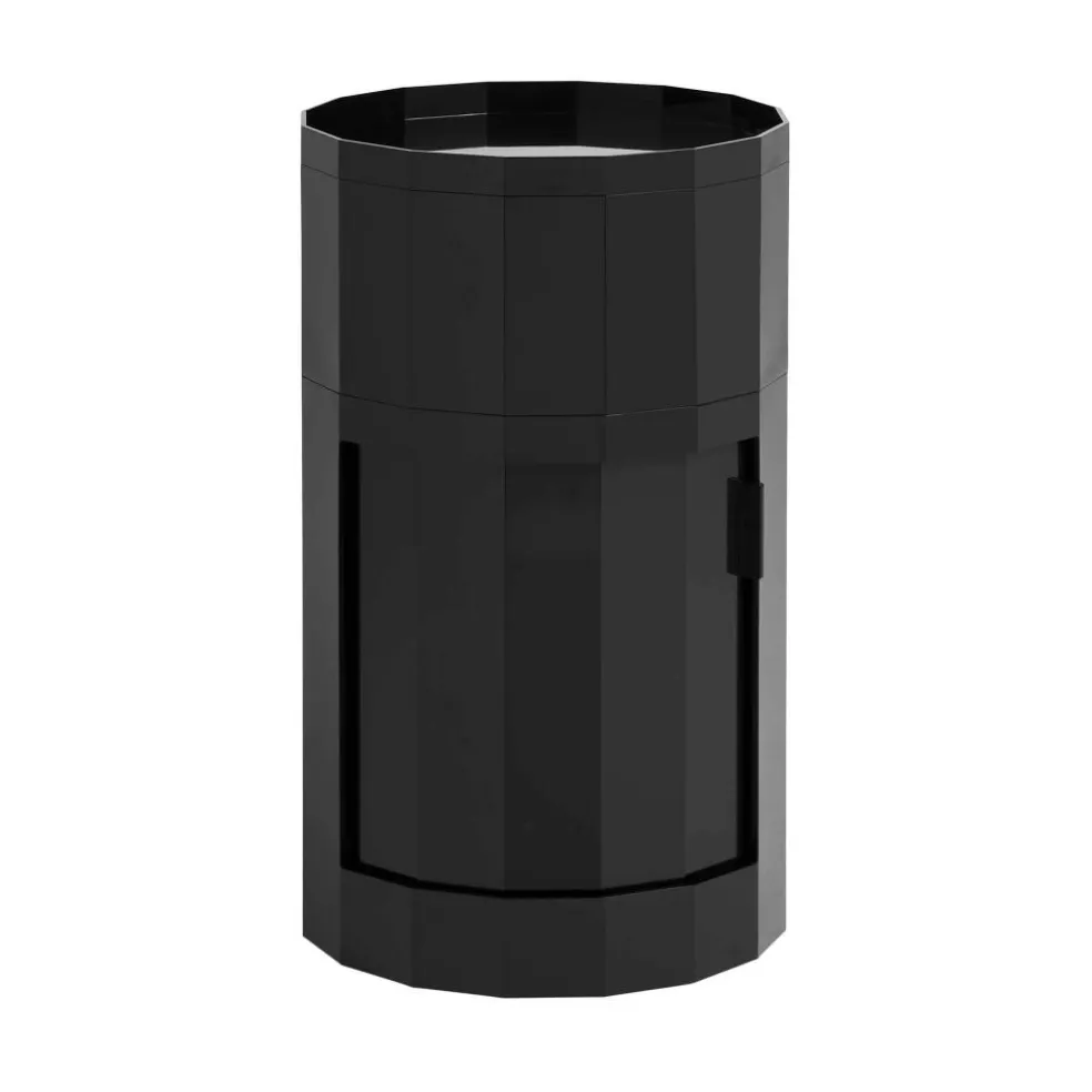 Facet Container hoch mit Füßen und Rollen