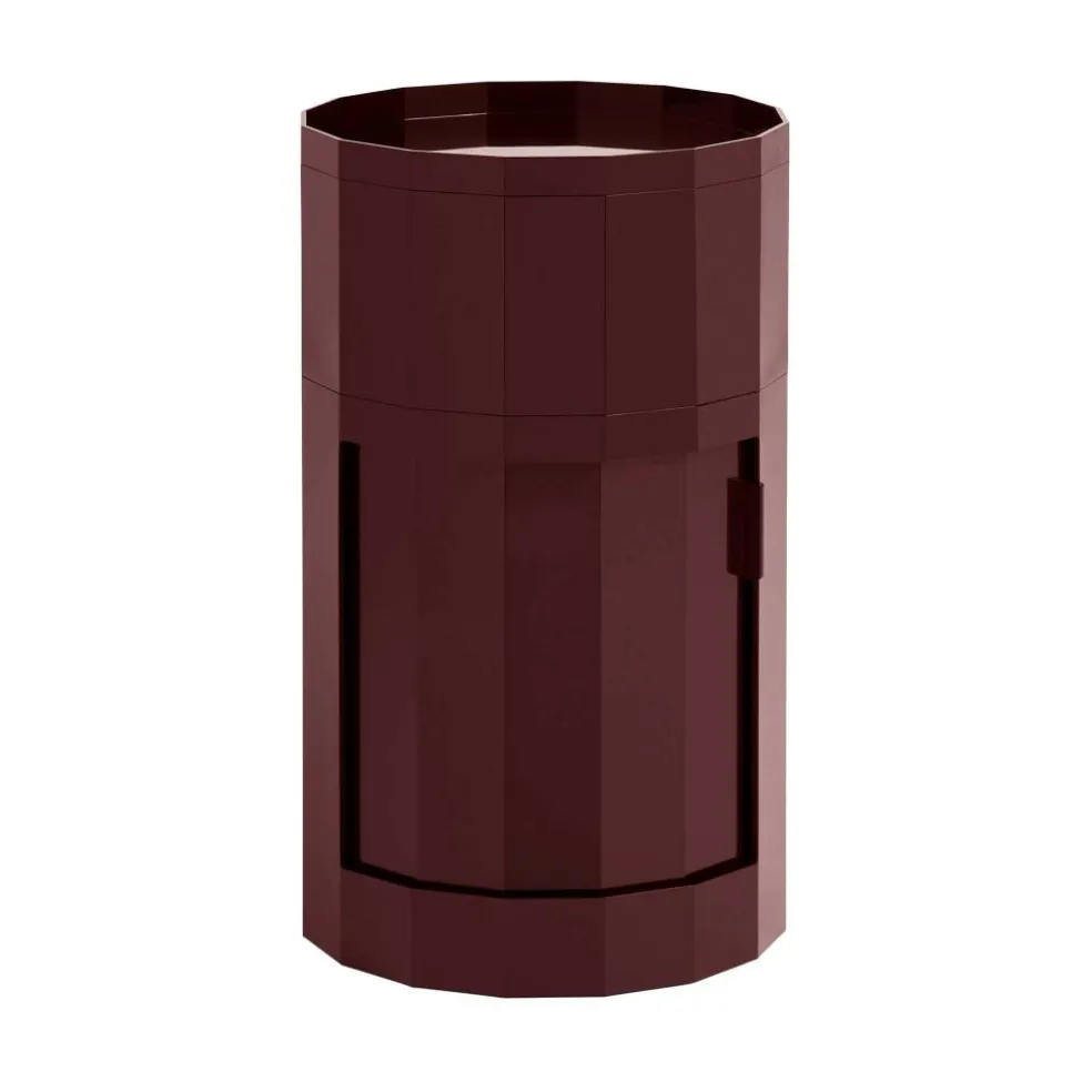 Facet Container hoch mit Füßen und Rollen