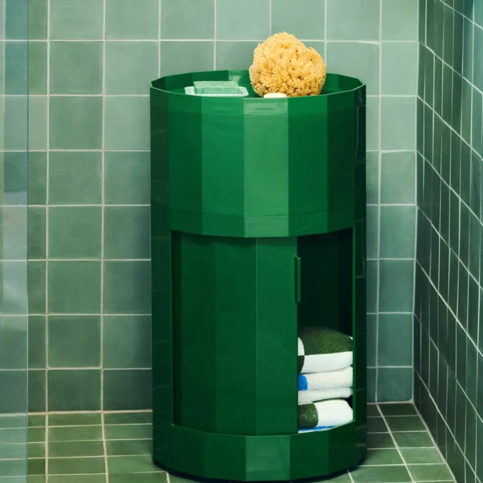 Facet Container hoch mit Füßen und Rollen