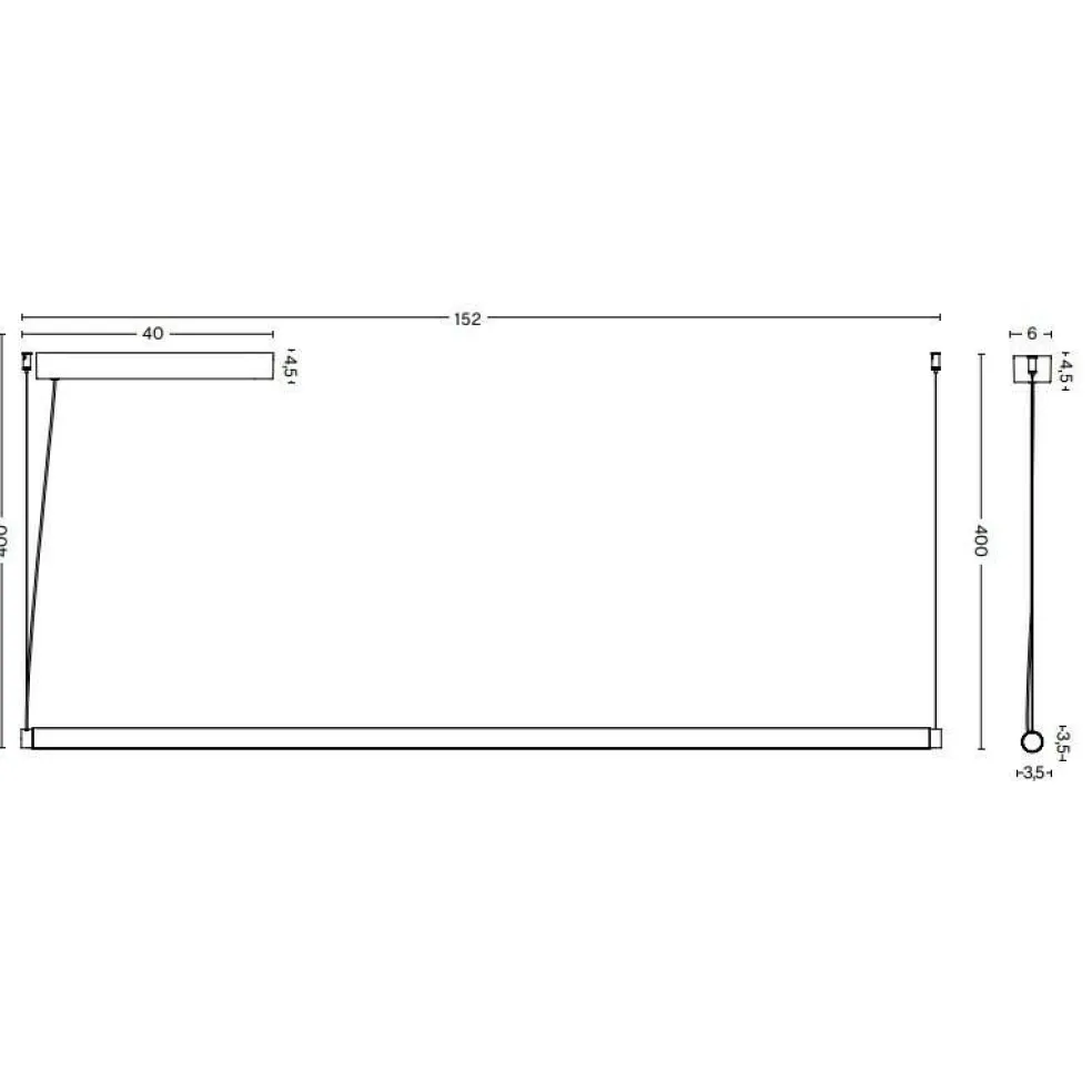 Factor Linear Diffused LED Pendelleuchte