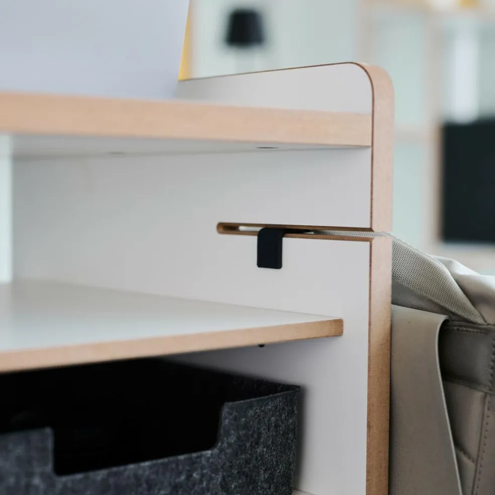 Fahrbar Rollwagen mit Flascheneinsatz liegend