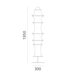 Falkland Stehleuchte 195cm