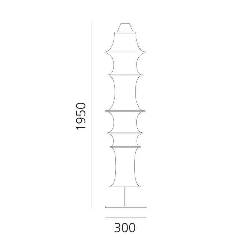 Falkland Stehleuchte 195cm