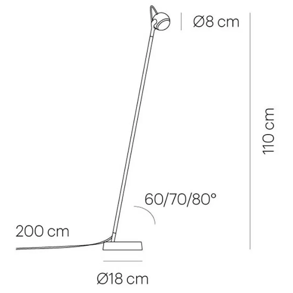 Falling Star LED Stehleuchte