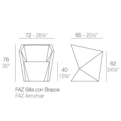 Faz Armlehnstuhl/Sessel