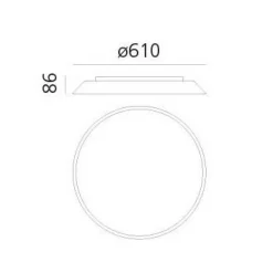 Febe LED Wandleuchte/ Deckenleuchte