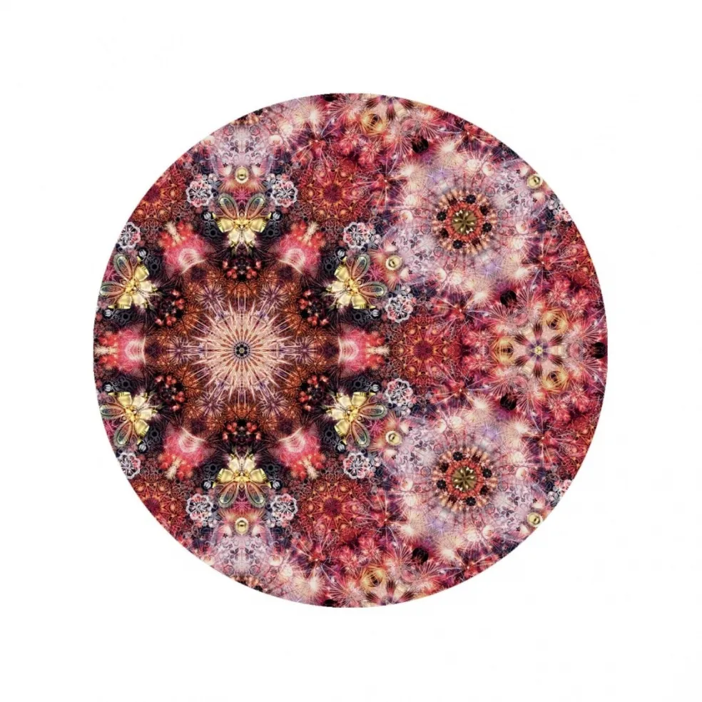 Festival Inferno Teppich rund