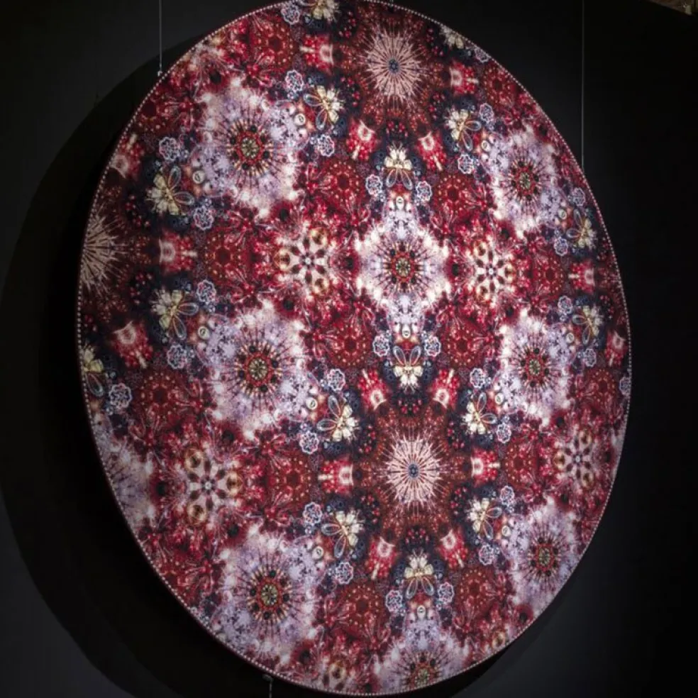 Festival Inferno Teppich rund