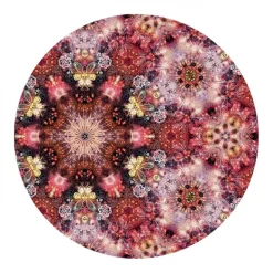 Festival Inferno Teppich rund