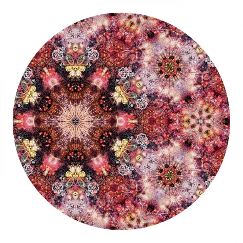 Festival Inferno Teppich rund