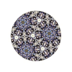 Festival Midnight Teppich rund