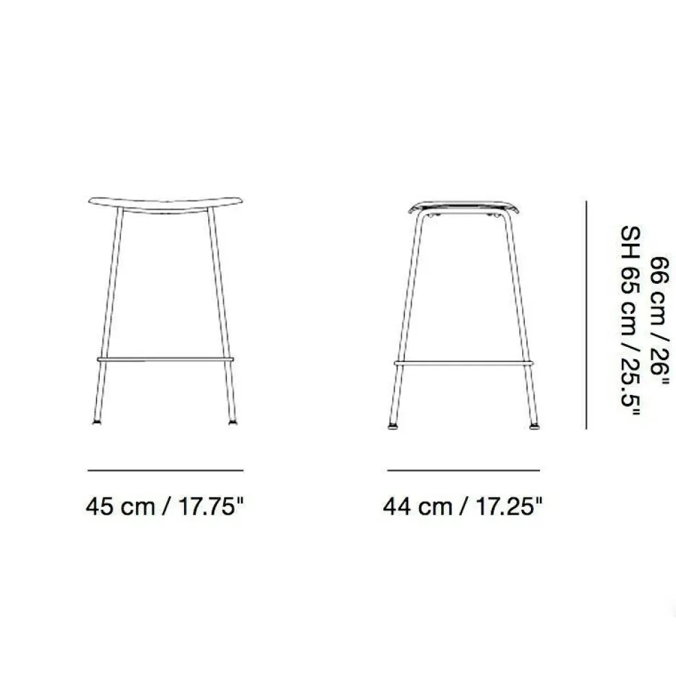 Fiber Barhocker 65cm