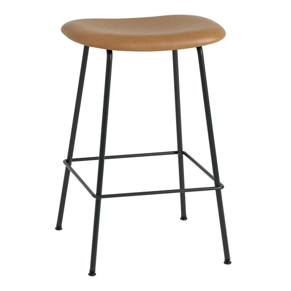 Fiber Barhocker 65cm Leder
