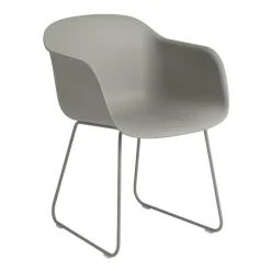 Fiber Chair Armlehnstuhl mit Kufengestell