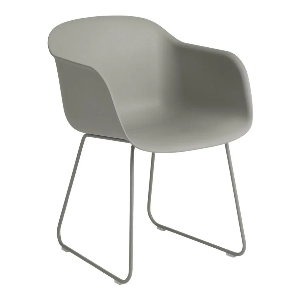 Fiber Chair Armlehnstuhl mit Kufengestell