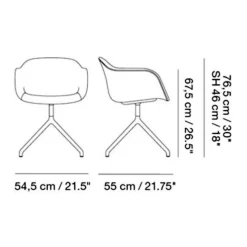 Fiber Chair Drehstuhl