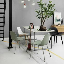 Fiber Chair Stuhl mit Rohrgestell Recycelt