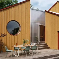 Fiber Gartenarmlehnstuhl ohne Löcher