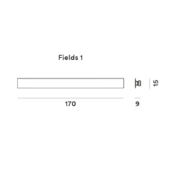 Fields 1 Wandleuchte