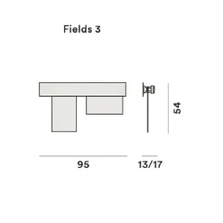 Fields 3 Wandleuchte