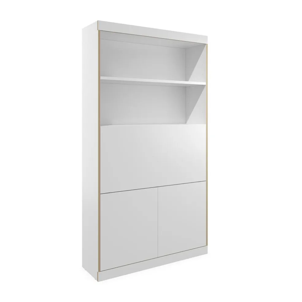 Flai Home-Office Sekretär Melamin 118x36x216,8cm