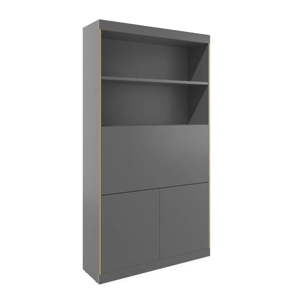 Flai Home-Office Sekretär Melamin 118x36x216,8cm