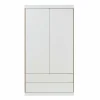 Flai Kleiderschrank zweitürig mit Schubkästen