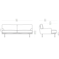 Flaneur 2-Sitzer Sofa