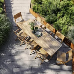 Flip Gartentisch klappbar 140x80cm