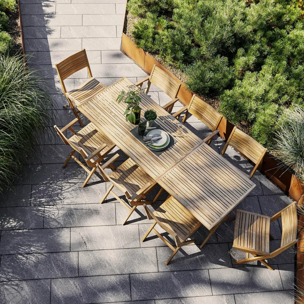 Flip Gartentisch klappbar 140x80cm