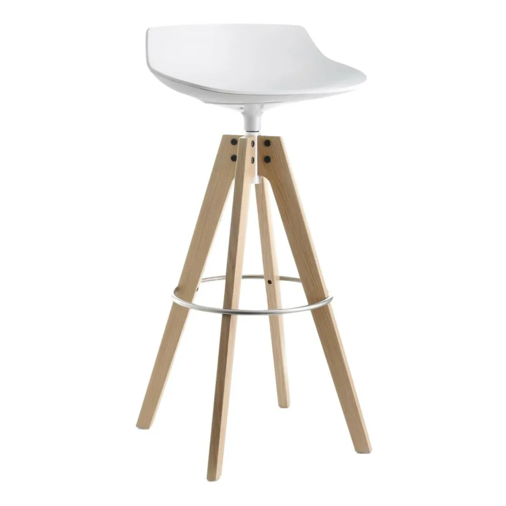 Flow Barhocker Gestell Eiche 65cm