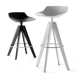 Flow Barhocker Gestell Eiche 65cm