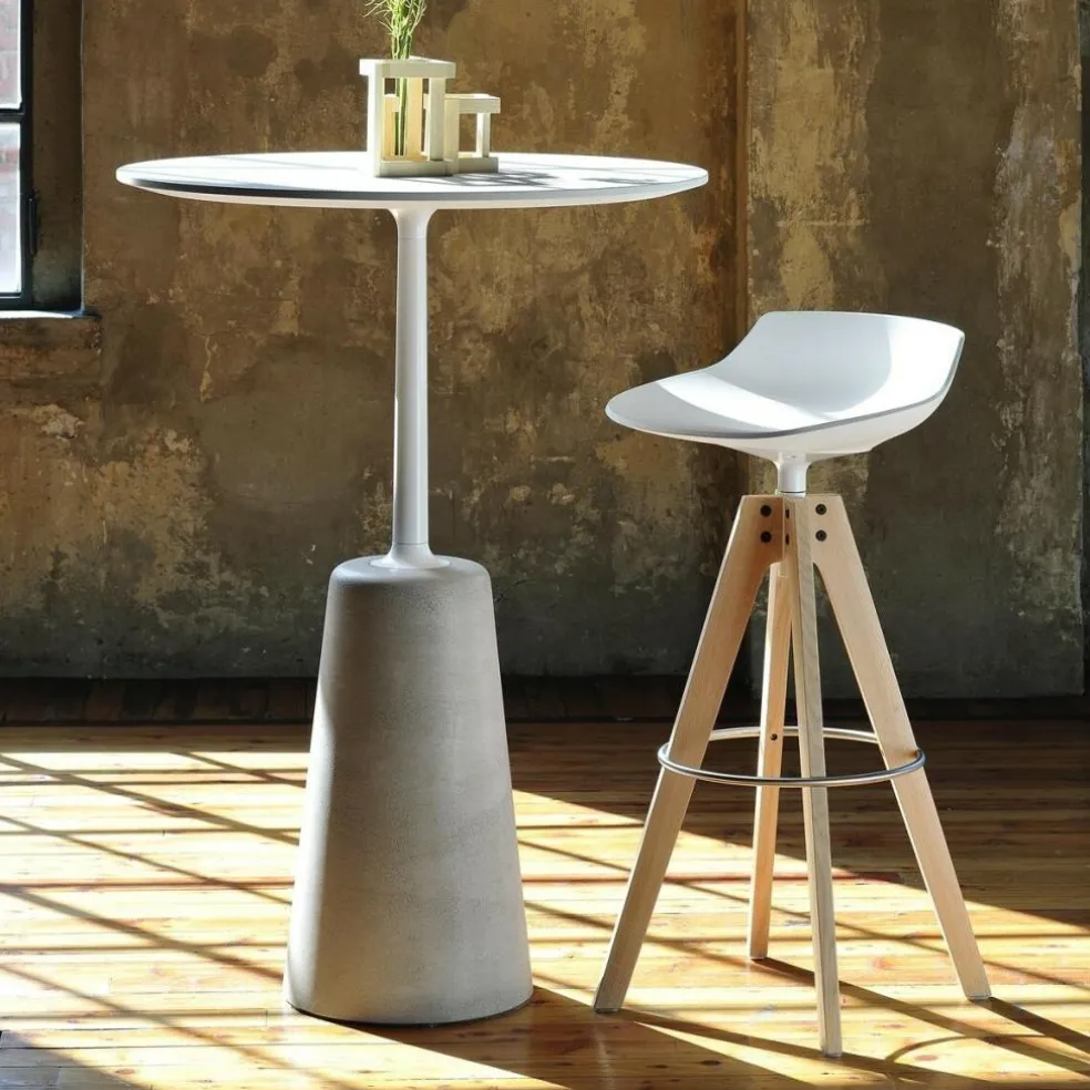 Flow Barhocker Gestell Eiche 65cm