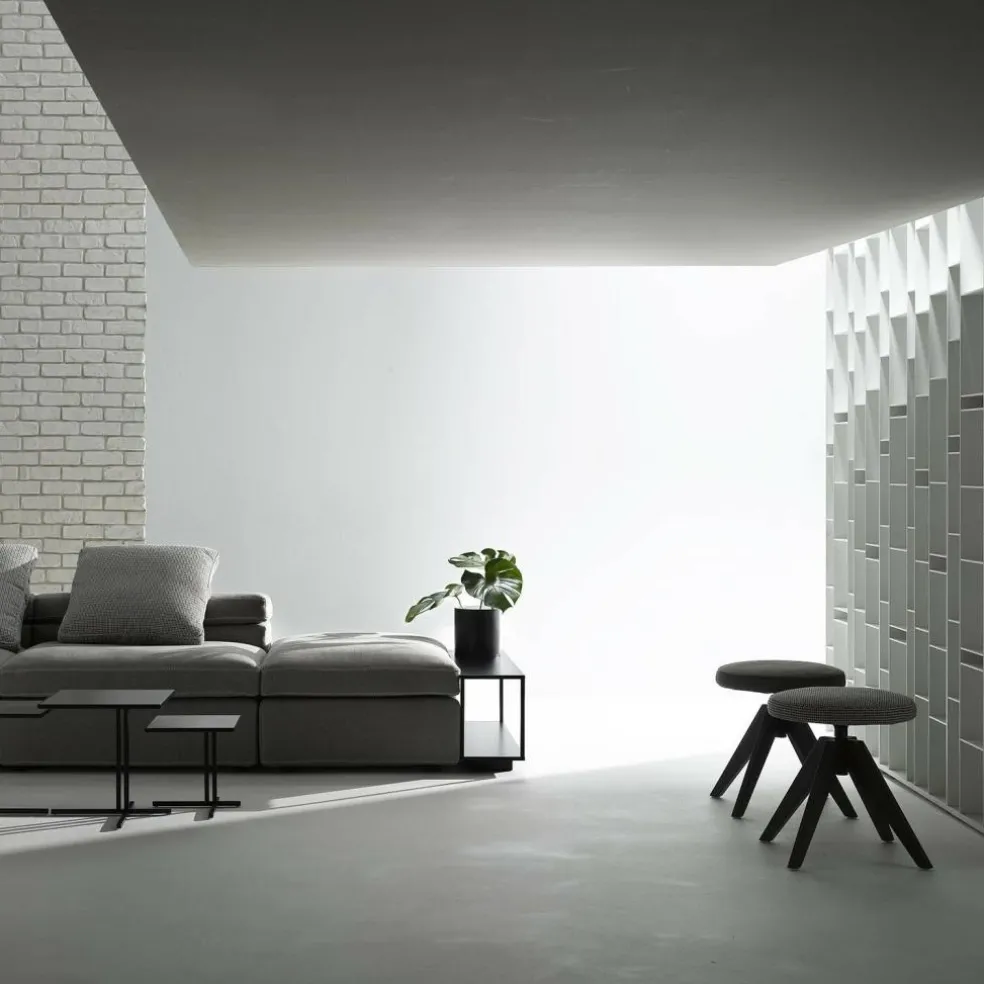 Flow Hocker gepolstert 48cm